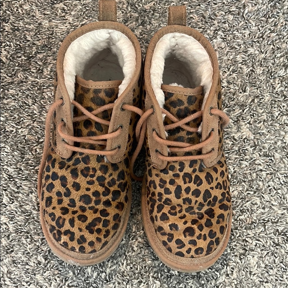 UGG Leopard Print Winter Boots